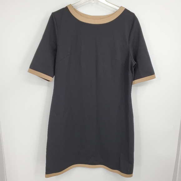 JUDE CONNALLY black with creme dress